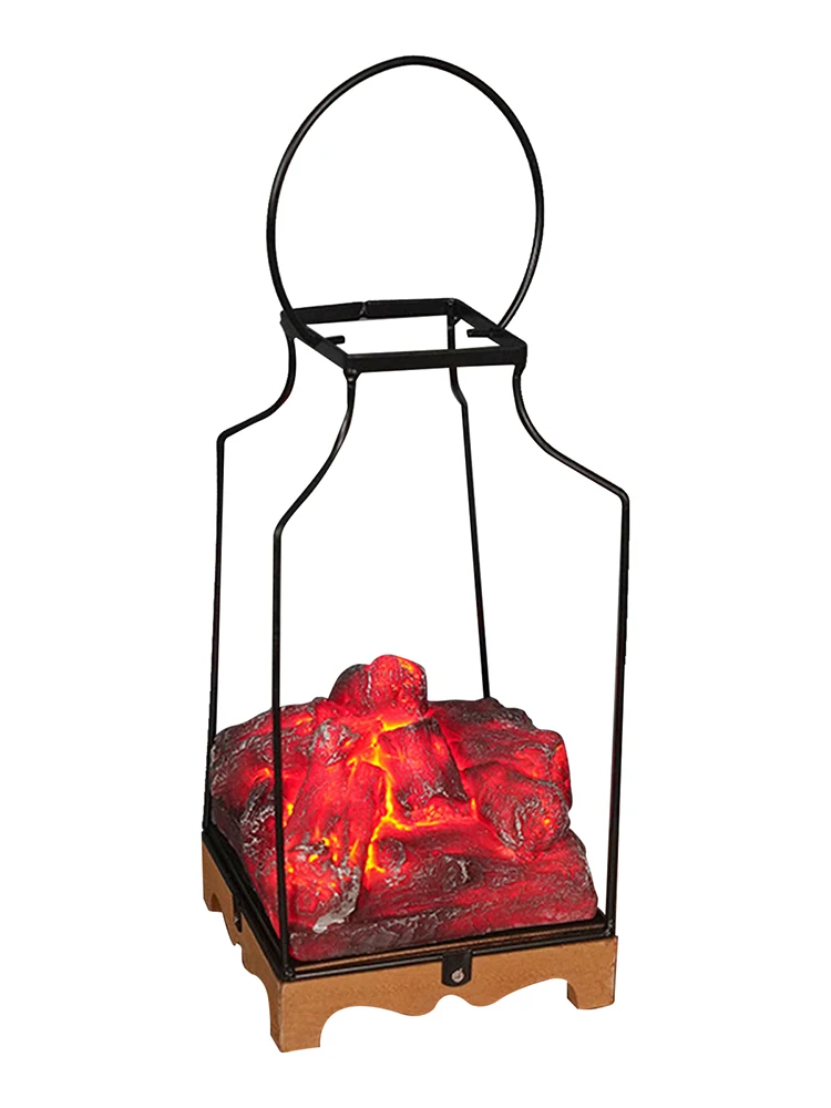 

Светодиодный стимуляционный угольный свет, яркий угольный пламенный фонарь, портативная декоративная лампа без риска для Рождества