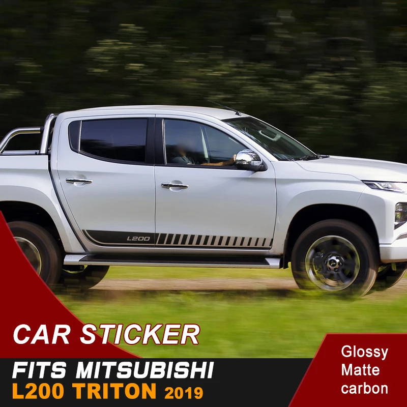 2 шт. виниловые наклейки для mitsubishi l200 triton 2015 2016 2017 2018 2019 | Автомобили и мотоциклы