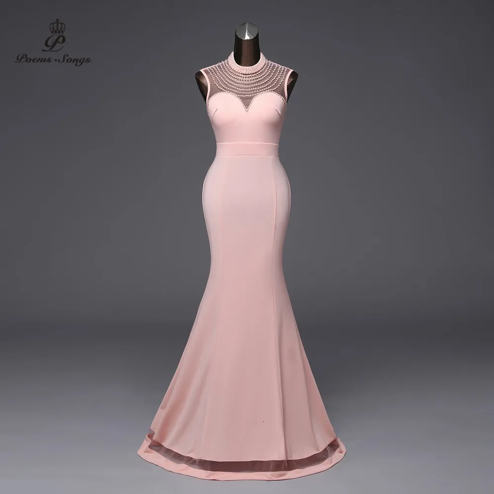 Стихи песни индивидуальное вечернее платье vestido de festa longo элегантное роскошное розовое длинное платье с пайетками длинное платье невесты