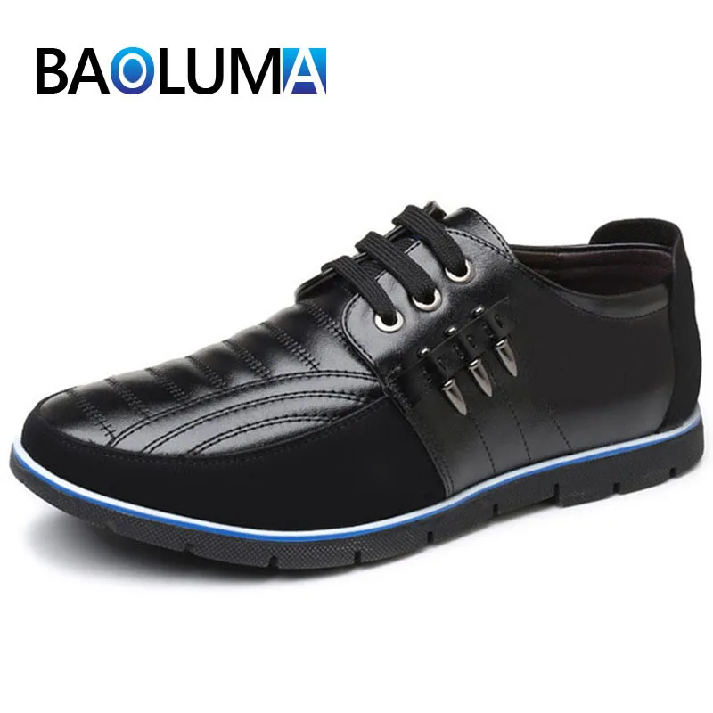 Мужская обувь летние мужские повседневные туфли кожаные лоферы высокого