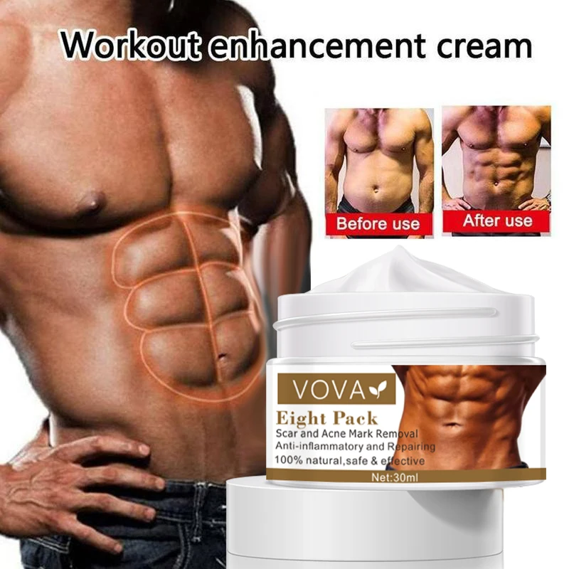 

VOVA Eight Pack Body Cream Powerful Fat Burner Anti-Cellulite Full Body Slimming Weight Loss Abdominal Muscle Leg Body Skin Care