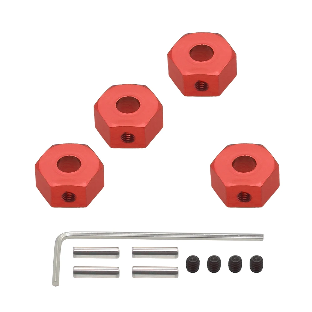 4 шт./компл. переходник для шестигранной ступицы колеса 12 мм 1/10 ARRMA 3s &amp Mega550 Vorteks