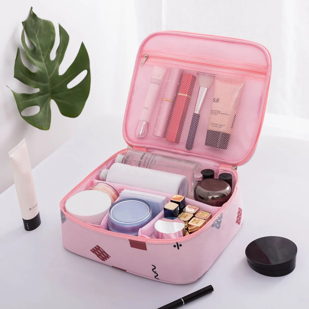 Портативная косметичка дорожная уличная для девушек водонепроницаемая женская