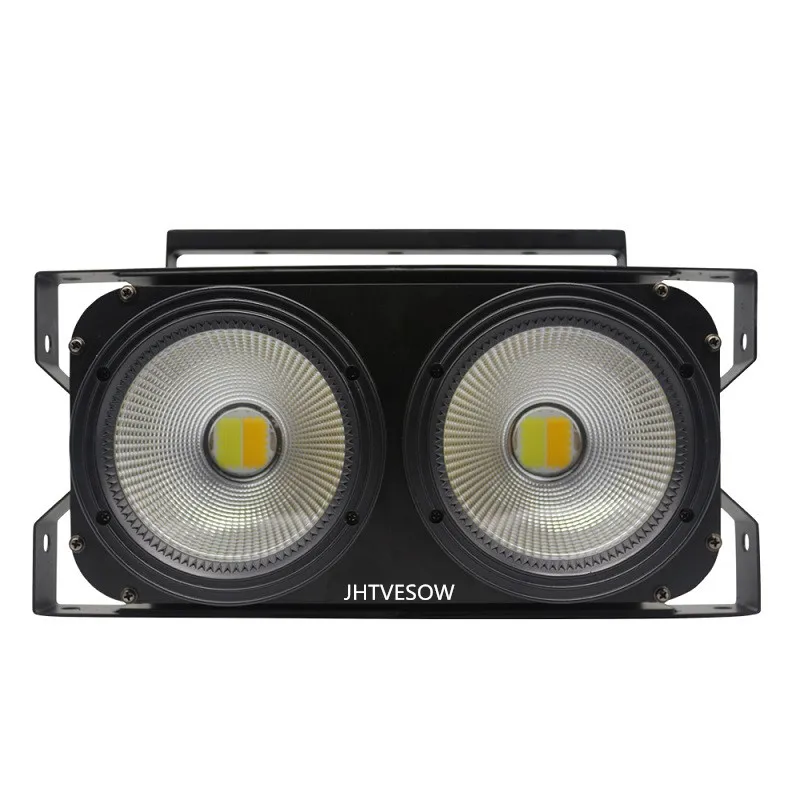 2 eyes LED COB DMX Stage Effect Blinder Light Cool and Warm White Professional &amp DJ Audience Matrix warm&ampcold white 2in1 | Освещение