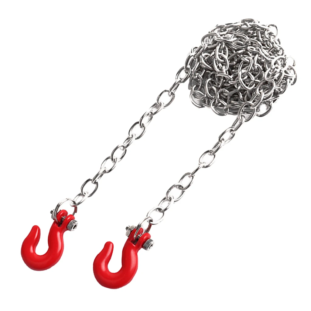 

RC Climbing Car Tow Chain Trailer Hooks for Rock Crawler D90 D110 HSP