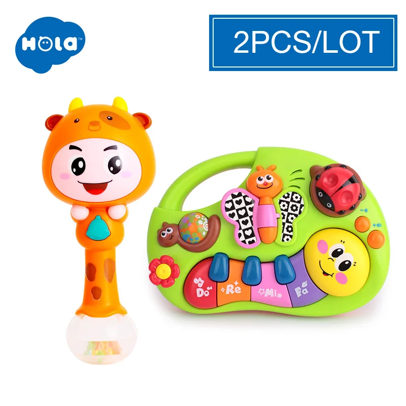 Серебристый HOLA 3101, Детский шейкер, песок, молоток, игрушка, динамический ритм, палочка, детские погремушки, детские музыкальные, вечерние, музыкальные инструменты, игрушки - Цвет: Серебристый