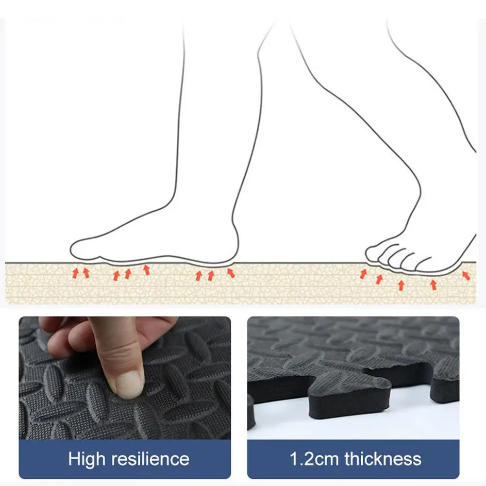 

6PCS Foam Exercise Mat Protective Floor Mats For Home Gym Yoga Mat Acupressure Mat Esterilla Yoga Yoga Bag Yoga Mats
