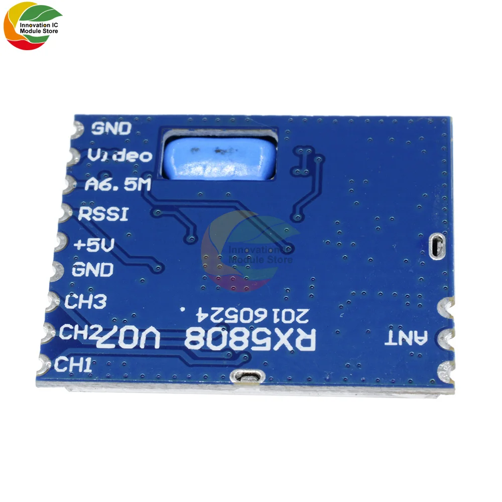 FPV 5.8G Wireless Audio Video Receiver Module for Boscam RX5808 Frequency Phase Lock Analog AV Signal Output 3.5V 170mA Board |