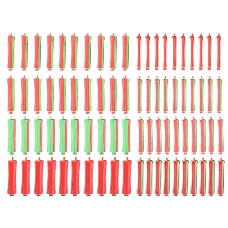 80 шт./компл. Сделай Сам холодная завивка стержень для салона завивки волос плойка