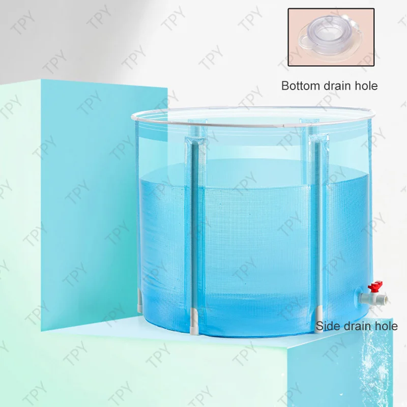 Портативная пластиковая Ванна Складная для спа утолщенная отдельно стоящая