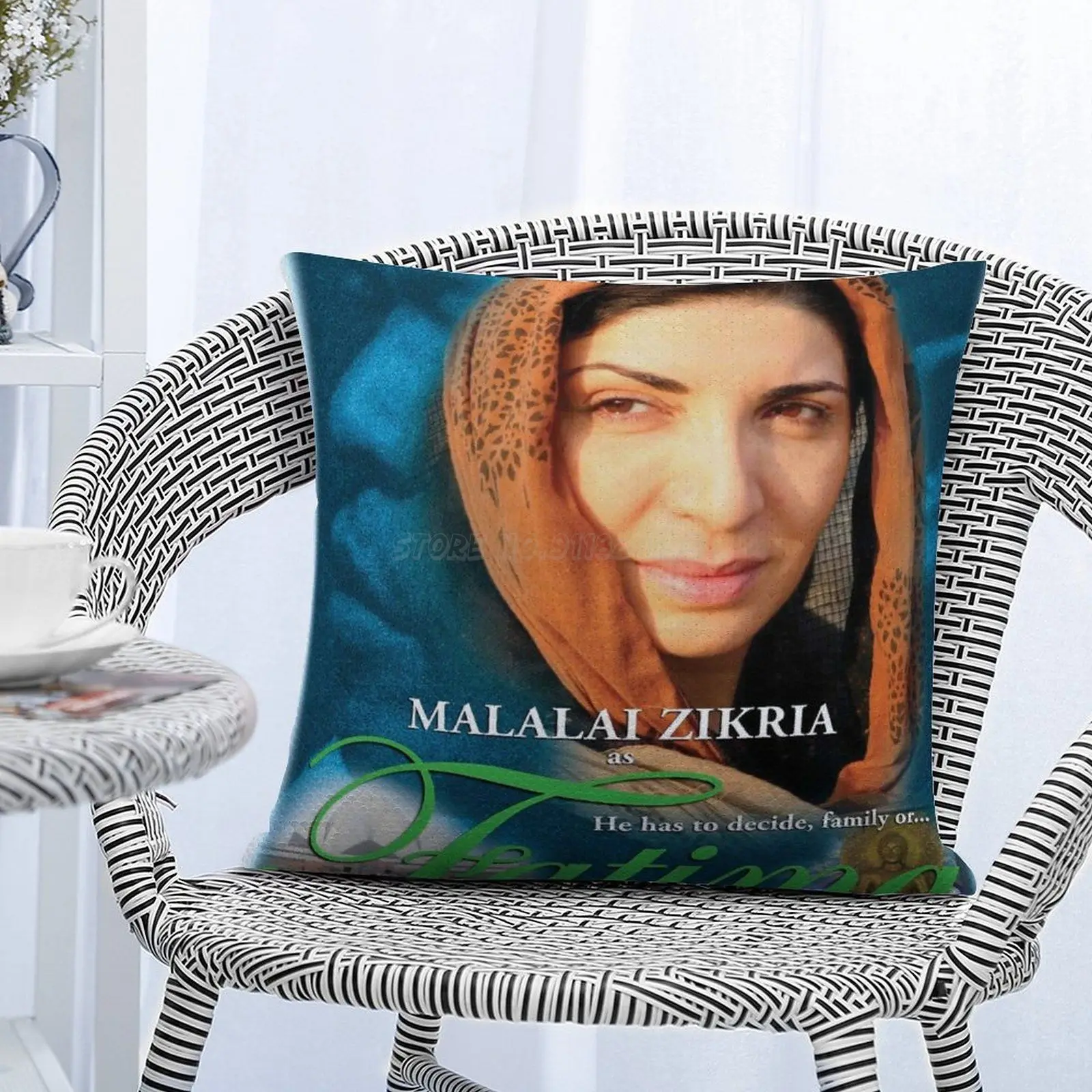 Fatima Sequin Pillowcase Magical Cushions Cover 40X40cm Mermaid Filipino Romance Ofw Foreign Woman Beautiful Afghan Noriel Moral | Дом и сад