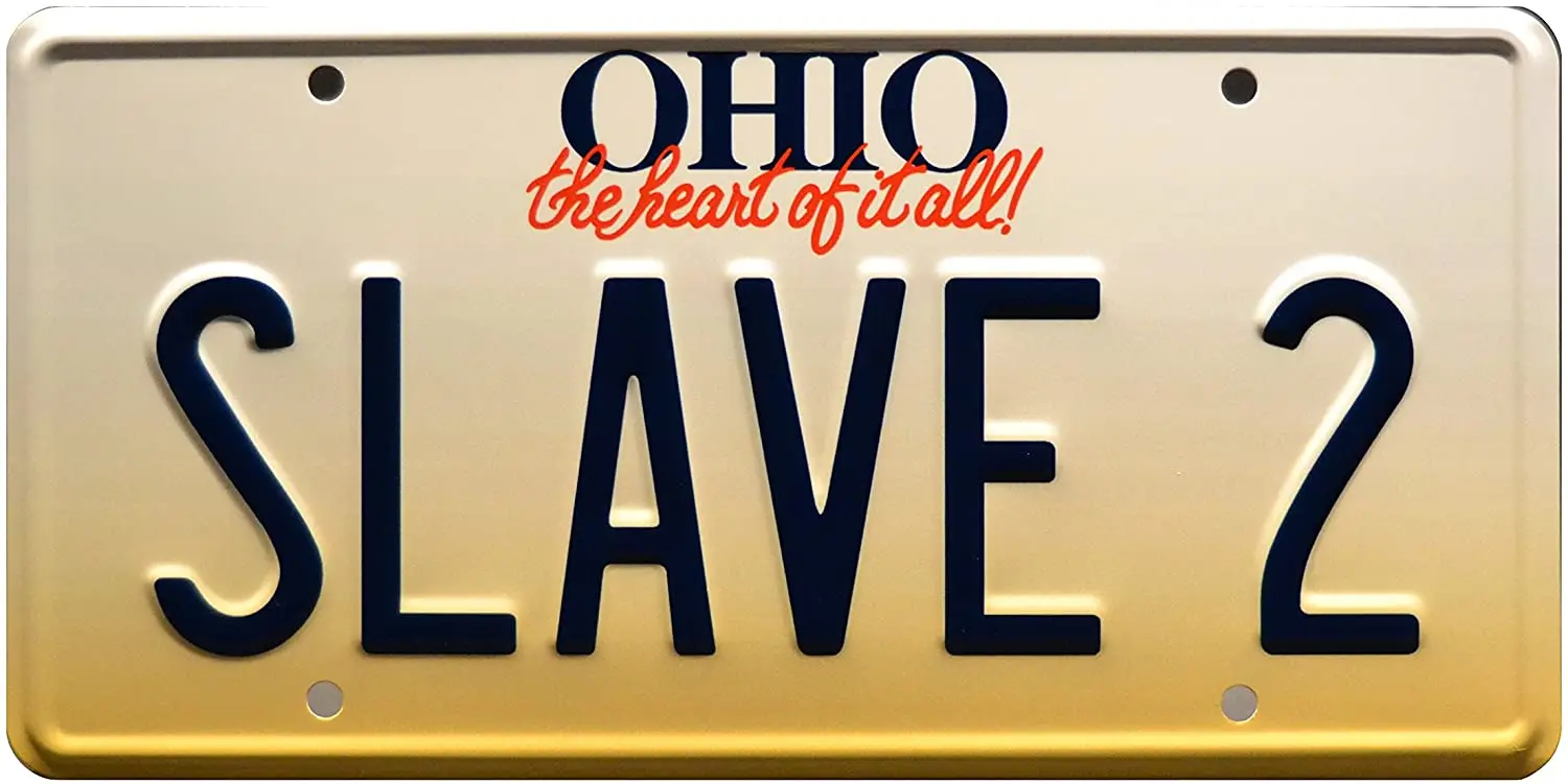 

Celebrity Machines Fanboys | Slave 2 | Metal Stamped License Plate