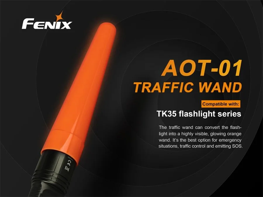 Fenix AOT-01 дорожная палочка совместима с Fenix TK35 серии фонариков