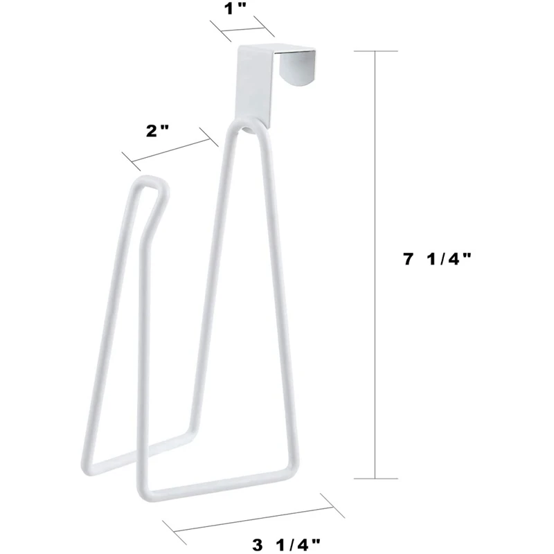 

Over the Tank Toilet Paper Holder Stand, Space Saving Hanging Toilet Roll Tissue Holder Stand Storage Dispenser