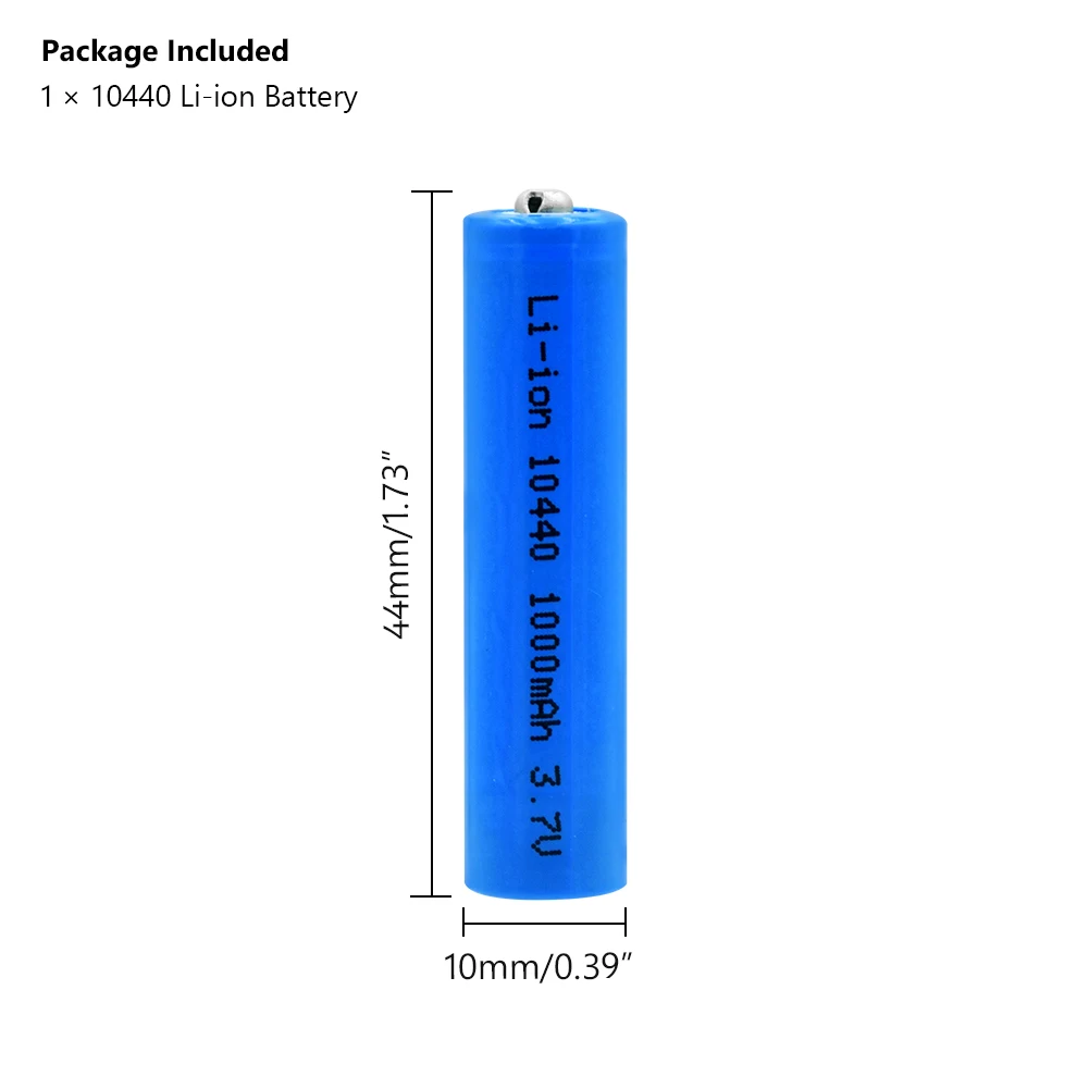 1/2/4 шт 2020 Новые 3 7 V Вольт 1000mAh 10440 литий ионные литиевые батареи сменные элементы