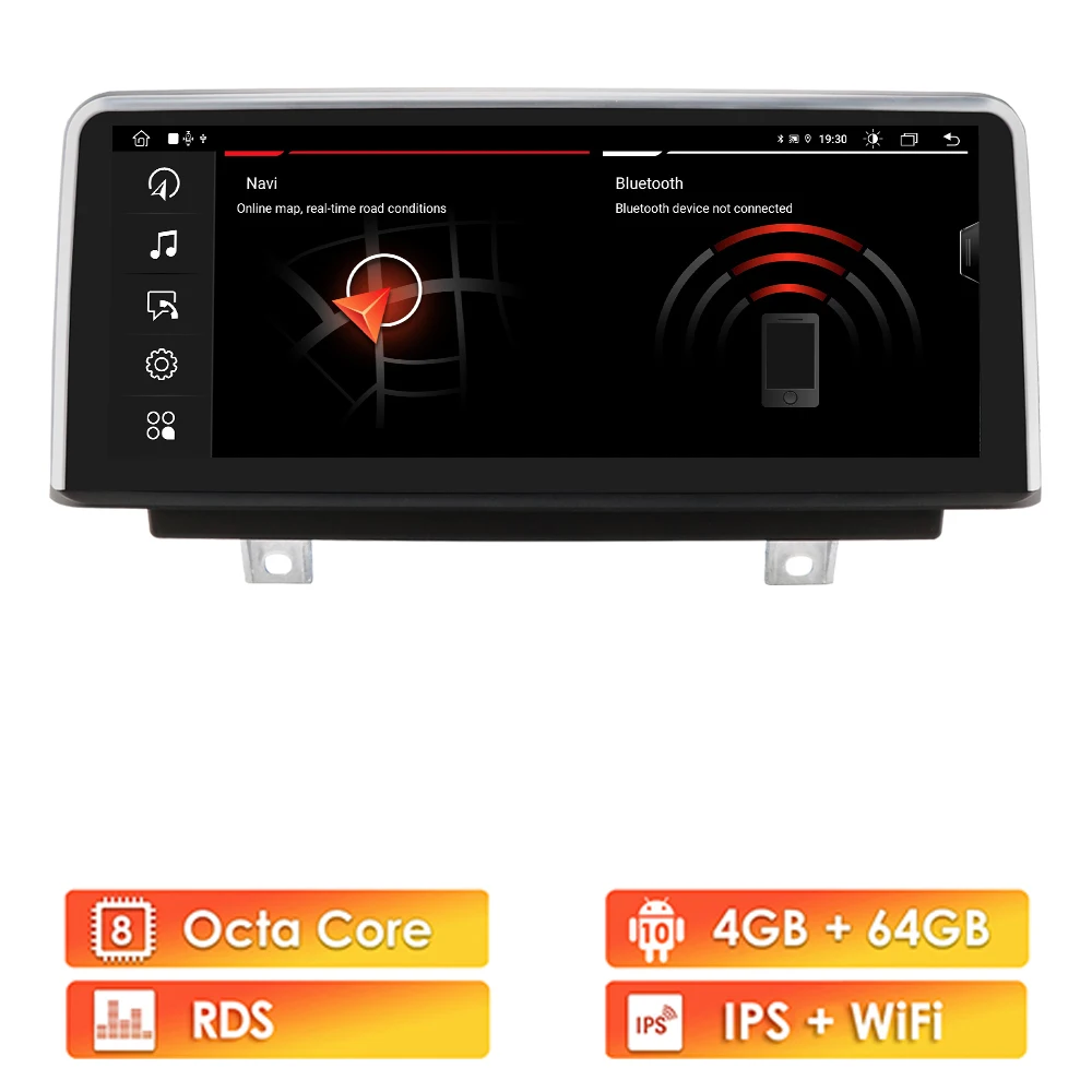 

Автомобильный мультимедийный экран, восемь ядер, 4 Гб ОЗУ 64 Гб ПЗУ, для BMW Series 3 4 F30 F31 F32 F33 F34 F36 F80 F82