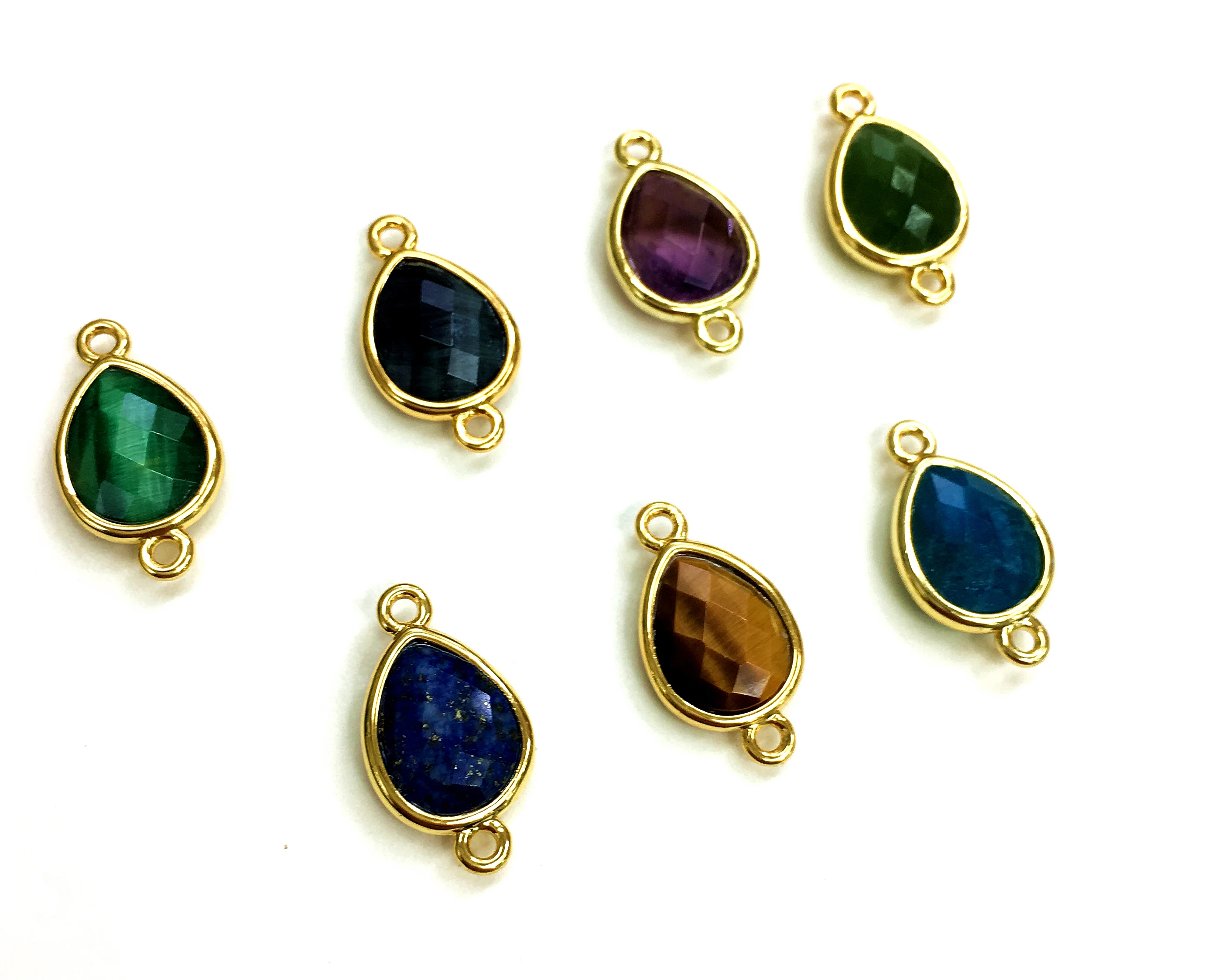 Латунь микро проложить CZ Циркон КАПЛЕВИДНАЯ металлическая прокладка Шарм найти