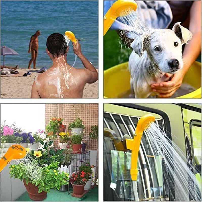 

12V Portable Travel Camping ducha Car Pet Dog Shower 2020 Washer Electric Pump Outdoor Hiking Kit