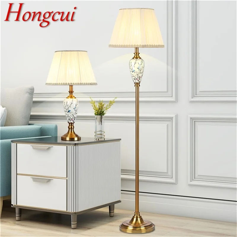 

Hongcui Floor Lamp Lighting Modern LED Creative Design Ceramic Decorative for Home Living Bed Room