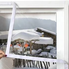 Зимние ветрозащитные занавески на окна и ветрозащитные занавески и термоизоляционная пленка на липучке прозрачные теплые занавески