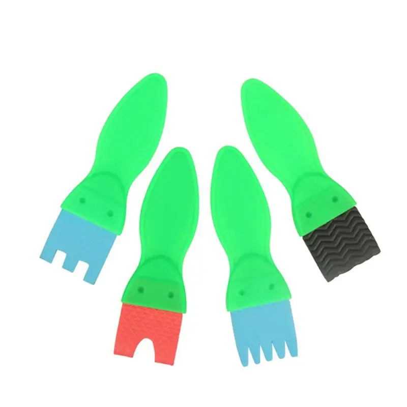 

31 Pcs Assorted Sponge Painting Brush Set Craft Brushes Set for Kids Early Learning Painting Drawing Crafts 72XF