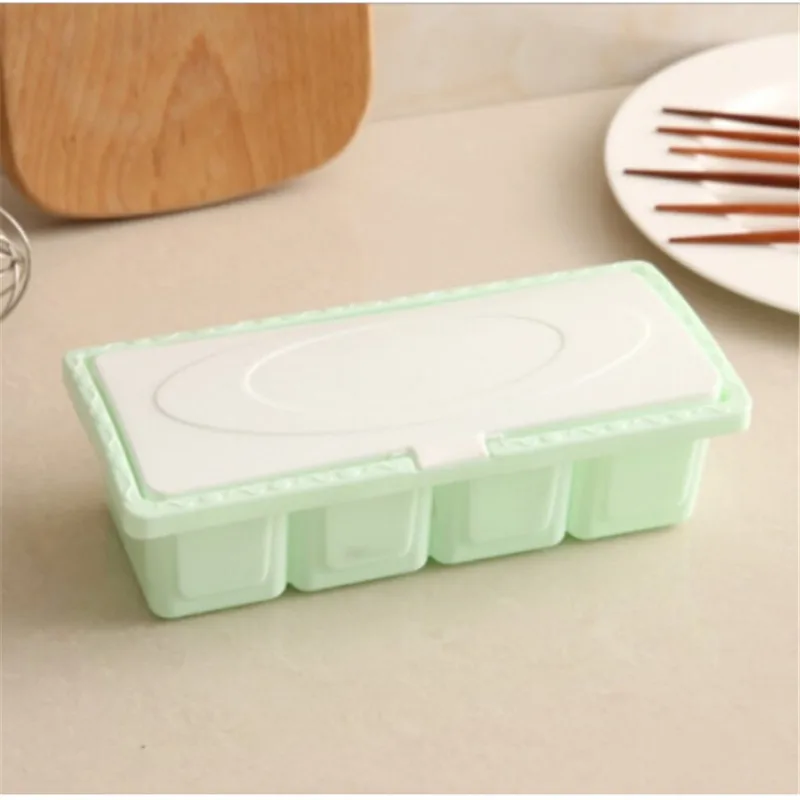 Eco friendly пластмассовые для приправ банку кухонная коробочка пшеницы перец банки