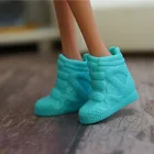 Обувь для кукол, оригинальные кукольные сапоги, аксессуары сделай сам, декоры для кукол, игрушечный домик для девочек, кукольная одежда, оранжевая белая Золотая обувь