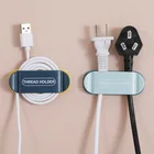 Настенный крючок для хранения, 4 шт., без отверстий, держатель розетки, кухонный стелс-крючок, настенная розетка, офис, оптовая цена