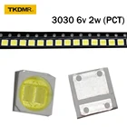 10050 шт., светодиодная подсветка TCL высокой мощности, 2 Вт, 3030, 6 в, точный ток-ма