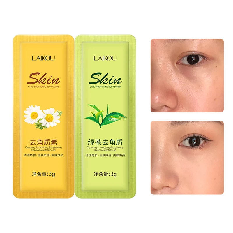 

Chamomile Green Tea Shea Butter Milk Exfoliating Peeling Gel Body Scrub Moisturizing Whitening Nourishing Scrub SkinCare Cream