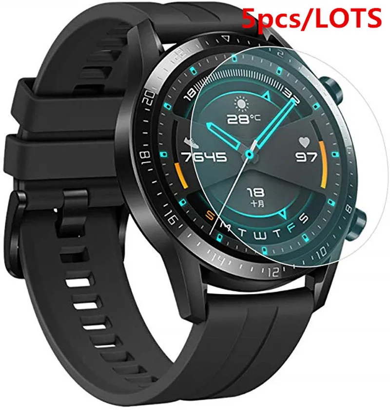 Закаленное стекло для Huawei Watch GT2 46 мм 5 шт./лот Противоударная Защитная пленка Honor
