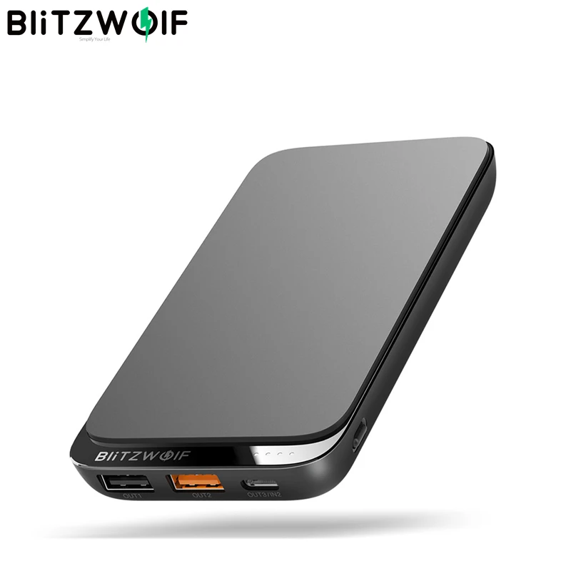 Внешний аккумулятор BlitzWolf BWP10 10000 мАч 10 Вт 4 выхода|Внешние аккумуляторы| |