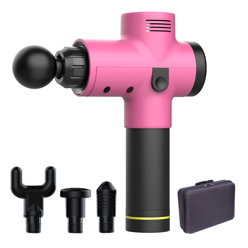 Электрический массажный пистолет расслабляющий мышцы фитнес глубокая вибрация