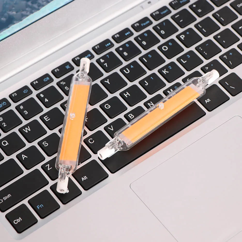 Практика 2 предмета R7S светодиодный светильник лампы 15 Вт 118 мм COB 110 в 230 В заменить