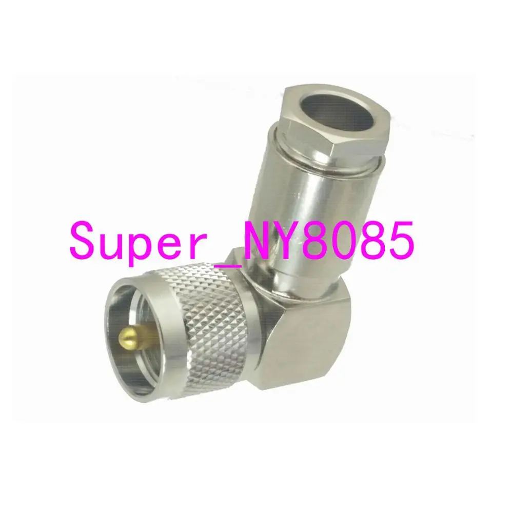Коннектор PL259 UHF штекер угловой зажим RG8 LMR400 RG213/214 RG165 кабель|connector|rg8 |