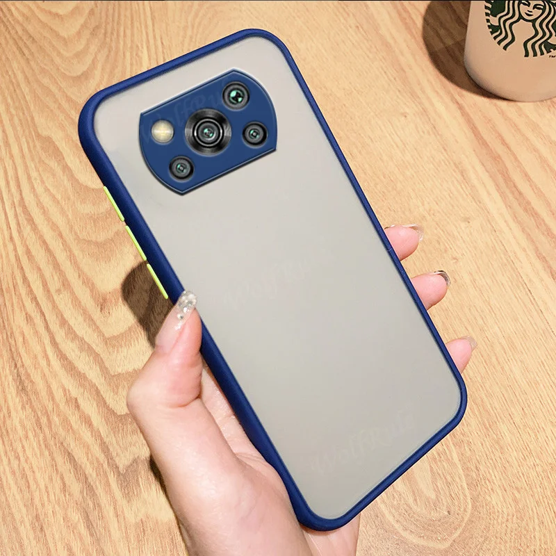 shockproof phone case back cover for xiaomi poco x3 pro luxury translucent soft case for redmi note 9s 10 pro poco x3 pro case free global shipping