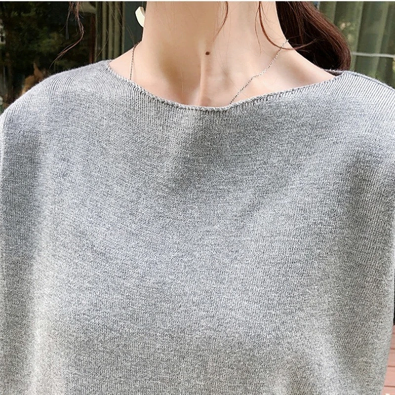 Autumn Winter Knitted Set Women Thick Warm O-Neck Loose Knit Suit Slim Pocket Harem Pants Oversized Casual Elegant Black Clothes