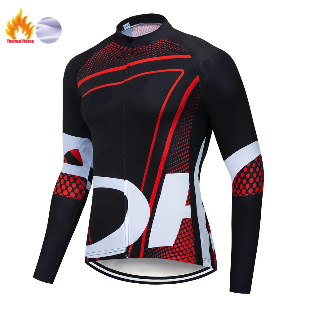 Winter jersey Велосипедная одежда для мужчин зима Синий pro велосипедная майка комплект велосипедных брюк мужские Ropa Ciclismo термальная флисовая велосипедная одежда для мужчин - Цвет: Winter jersey