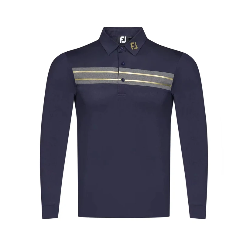Swirling New Golf Apparel Men's FJ Golf T-Shirt Comfortable Breathable Golf Long Sleeve S-3XL T-Shirt Free Shipping