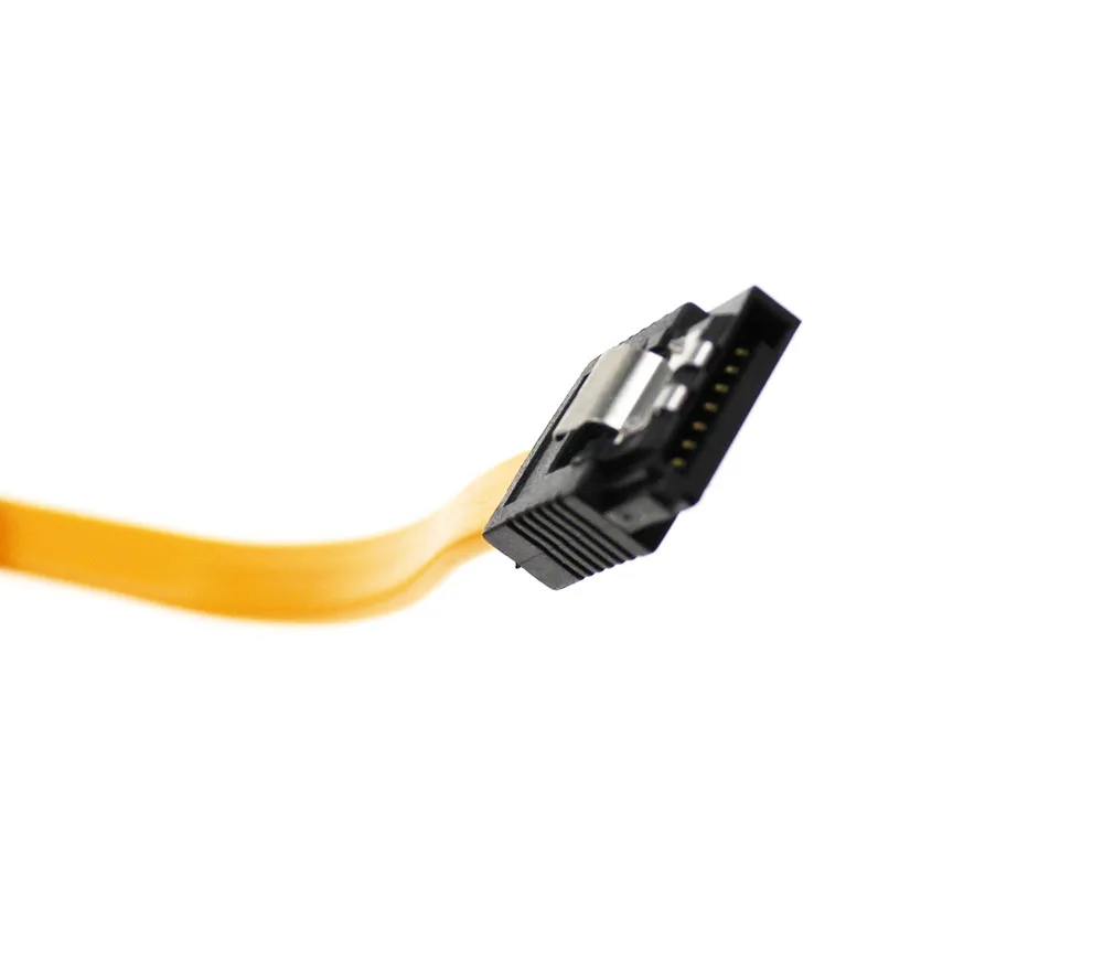 

10pcs 50pcs 100pcs 40cm Serial SATA 3 RAID Data HDD Hard Drive Disk Signal Cables Yellow Straight High Speed SATA 2 Data Cable