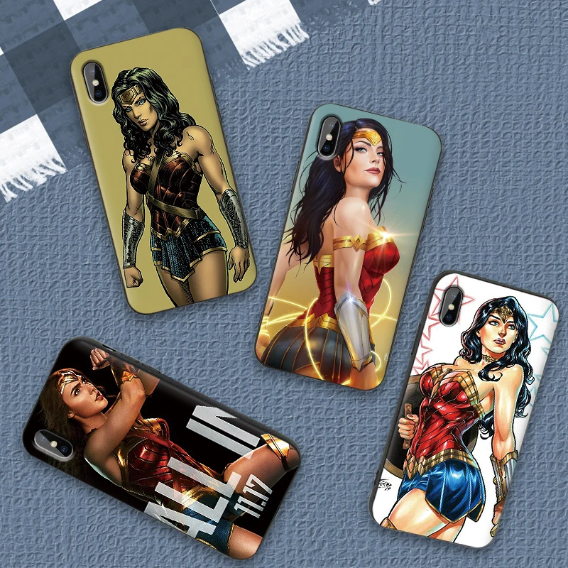 Мягкий силиконовый чехол из ТПУ для Xiaomi Redmi pro 6 7 Note 4X 5A Wonder Woman 16G 32G GO 7A K20 5 8