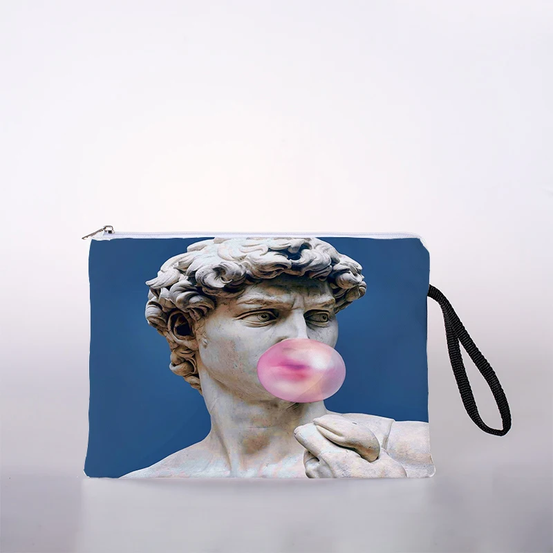 

Art painting ladies cosmetic bag digital printing cosmetic bag travel storage bag cosmetic bag