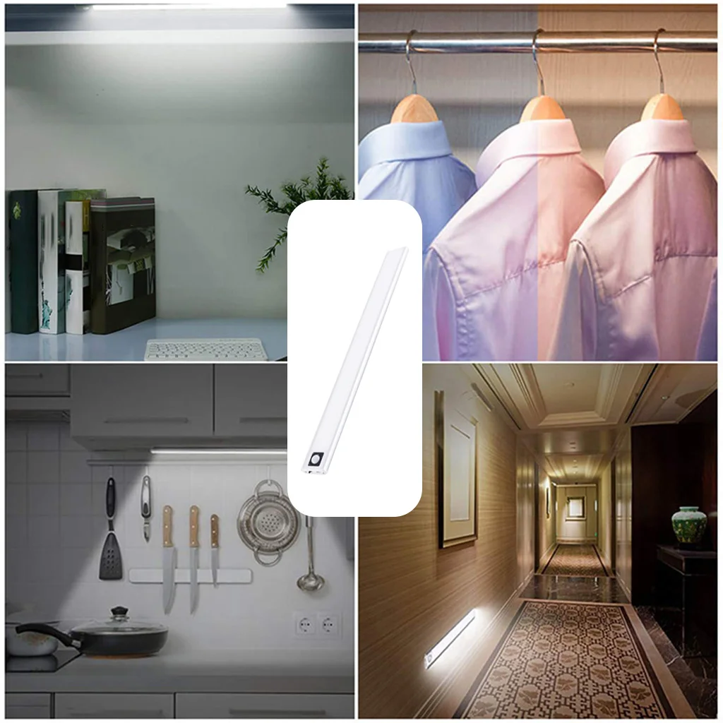 

LED Under Cabinet Light for Wardrobe Counter Kitchen Hallway Cupboard Shelf