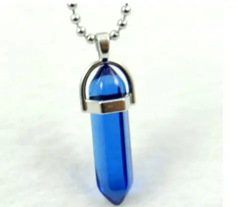 Натуральный камень титановый кристалл столб бирюза кварц Ляпис Подвески для