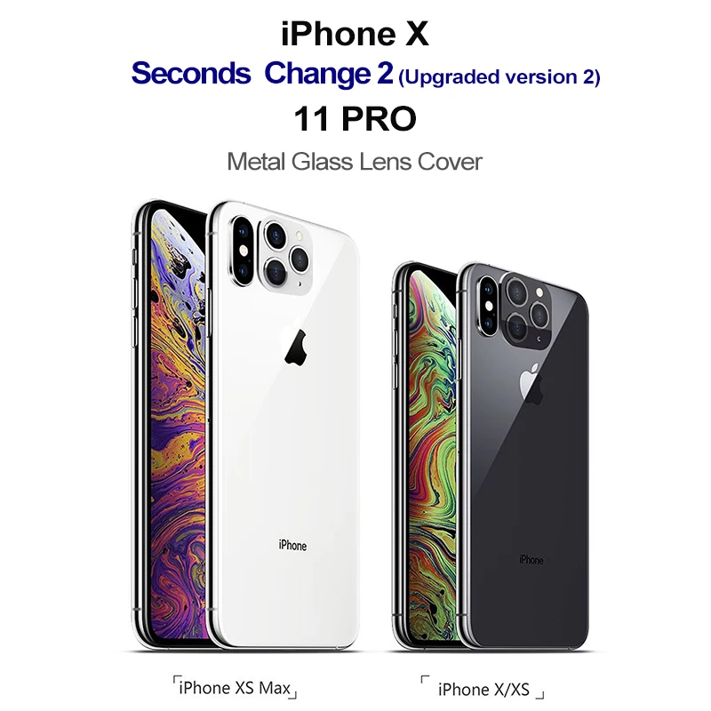 Для iPhone XR X 10 XS Max сменная наклейка на рассеиватель модифицированный 11