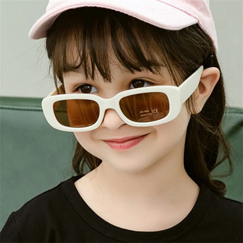 Occhiali da sole Vintage piccoli rettangolari per bambini ragazzi ragazze cornice quadrata regalo occhiali da sole bambini Baby Oculos De Sol Infantil UV400 nuovo