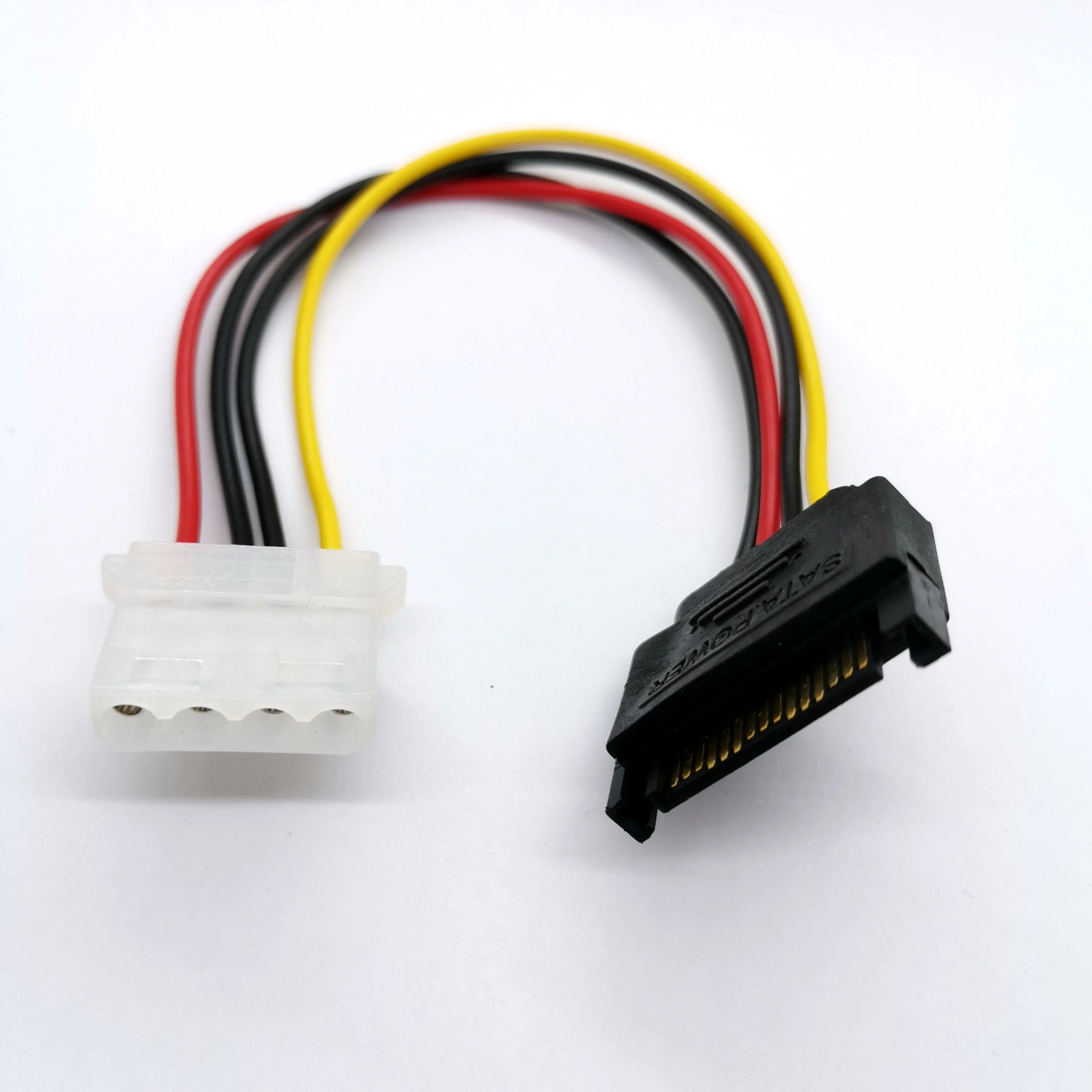 Кабель питания для жесткого диска SATA 15 контактов штекер IDE большой 4 контакта