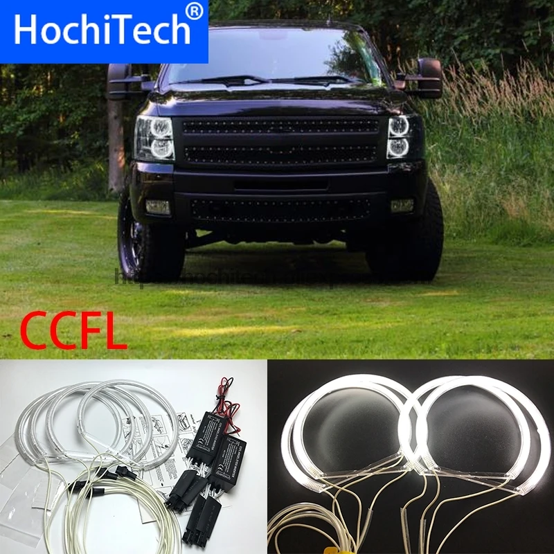 HochiTech для 2007 14 Chevrolet Silverado 1500 2500 3500 автомобильный Стайлинг ультра яркий CCFL ангел
