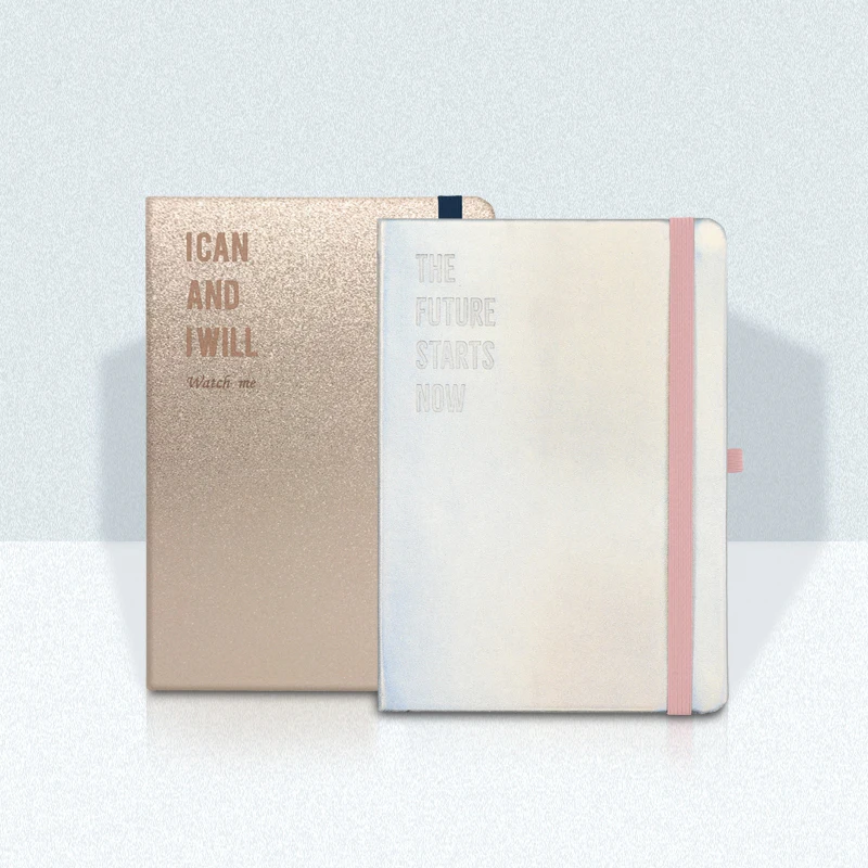 Ослепительный красочный лазерный блокнот в горошек бандаж личный дневник