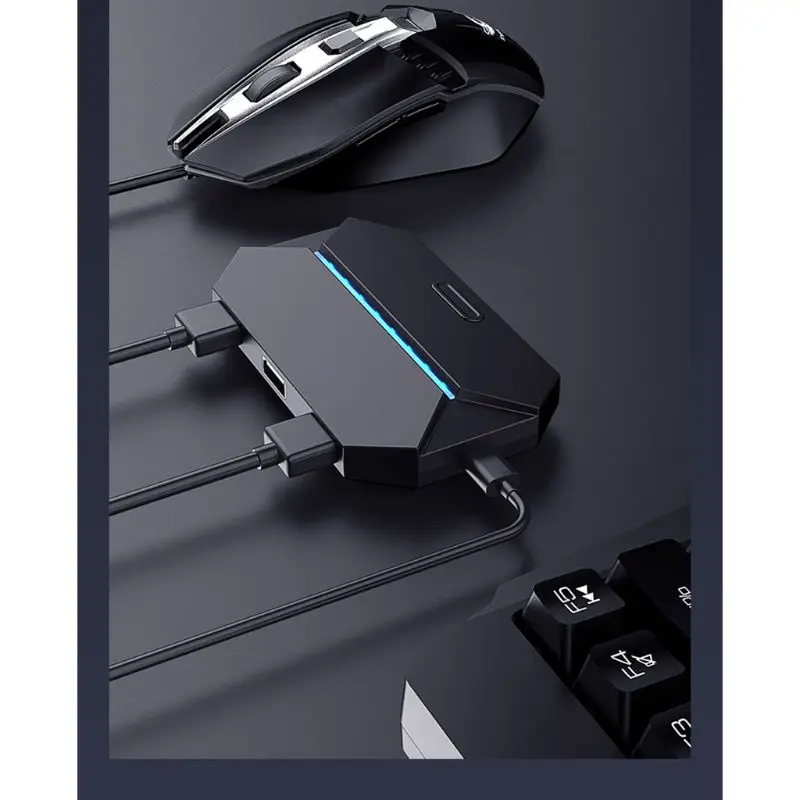 

G6 Keyboard Mouse Converter USB Extender for iPhone An-droid Mobile Phone Games